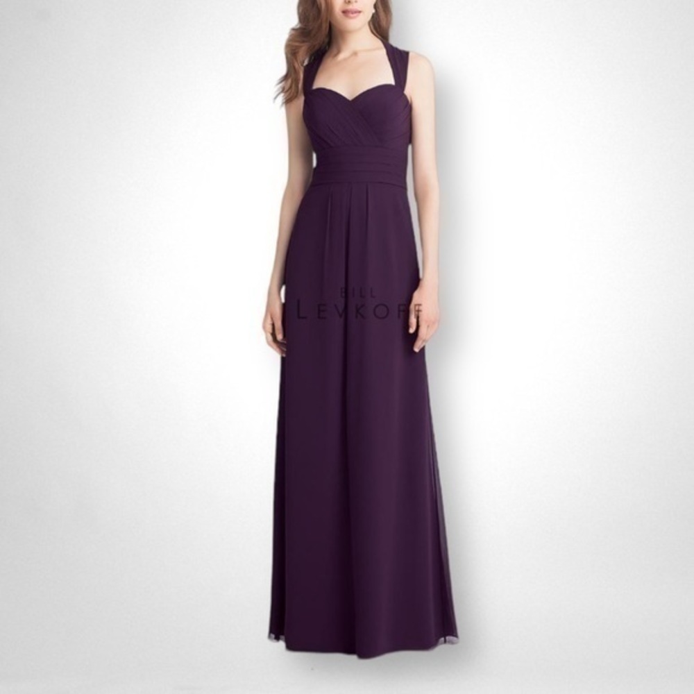 BILL LEVKOFF BRIDESMAID 1122 in PLUM